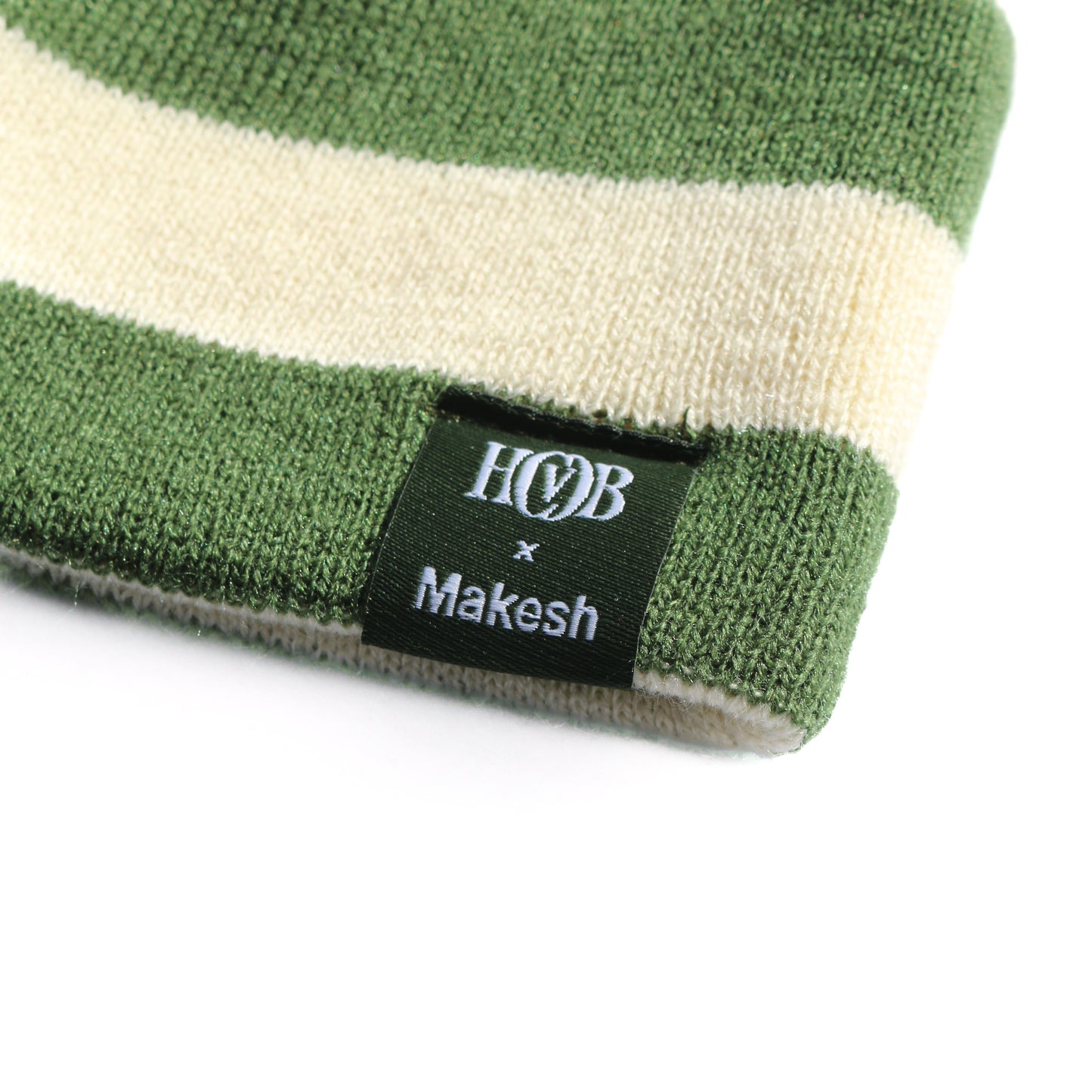 Green Stripes Beanie